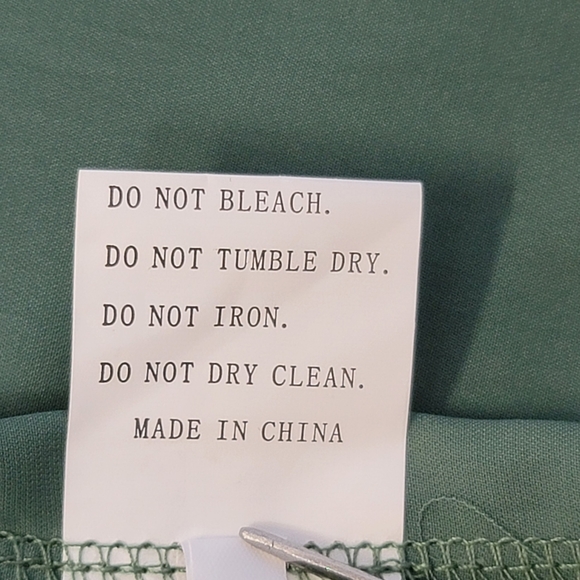 Solid Green Knotted  Sexy Sleeveless Bodycon V Neck Cami Dress, Size XL - Picture 10 of 12